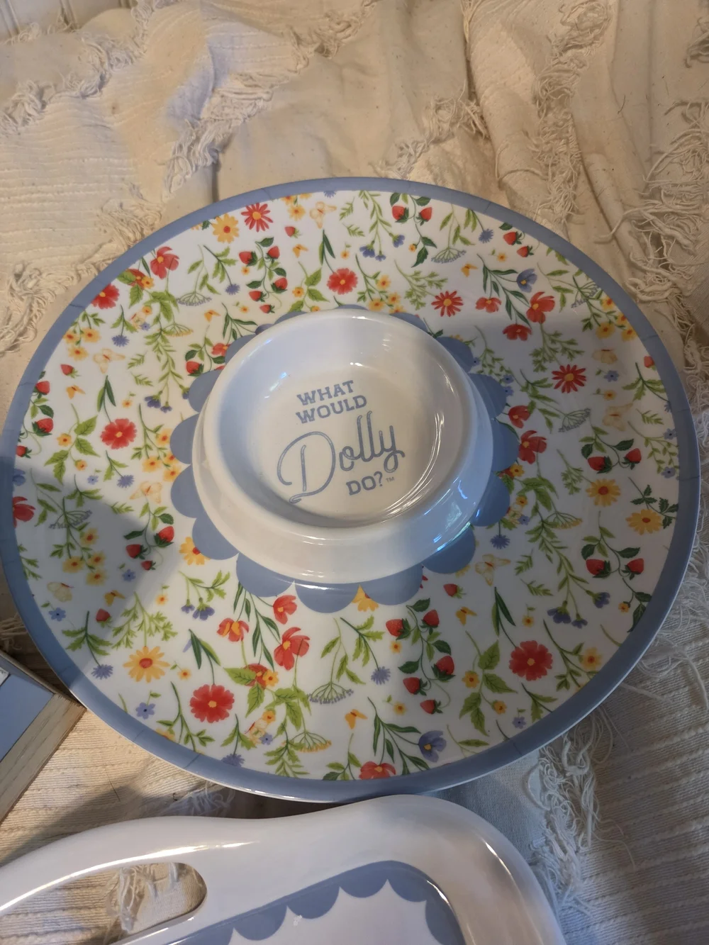 Dolly Parton bright white